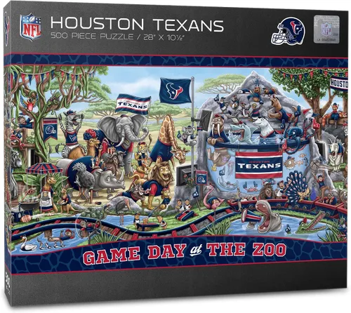 Vista 5 de YouTheFan - Rompecabezas NFL Game Day at The Zoo, 500 piezas