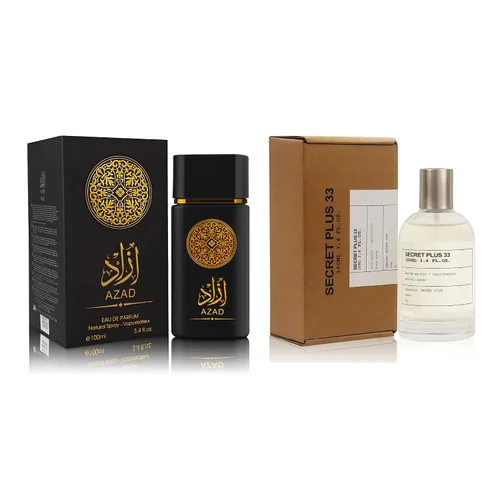 Vista 18 de Set de Perfume para Hombre AZAR, 2 x 100ml Eau de Parfum Fragancia Especiada y Amadeirada con Tabaco, Café y Vainilla Aroma Audaz y Sofisticado
