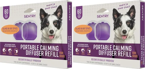 Vista 10 de Sentry Difusor calmante portátil Behavior para gatos, reduce la respuesta al estrés normal y al mal comportamiento con feromonas calmantes, diseño