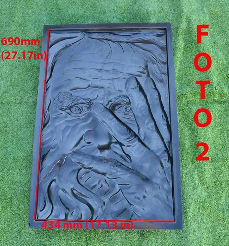 Vista 2 de SvitMold DIY 3D Panel de pared Molde de yeso Decoración de arte de pared decorativo Panel de azulejos de pared 3D03