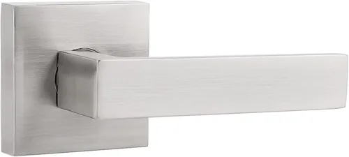 Vista 5 de Probrico Palancas Medias Ficticias Negro Mate, Pomos de Puerta Cuadrados que No Giran para Puertas de Mano Izquierda o Derecha, Manija de Puerta