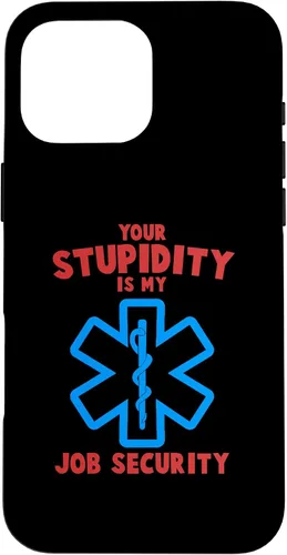 Vista 17 de iPhone 13 divertido su estupidez mi trabajo seguridad EMS EMT Paramedic Case