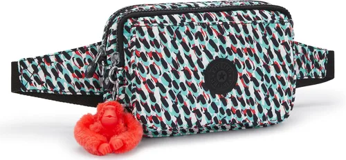 Vista 2 de Kipling Abanu - Bolso cruzado para mujer, ligero, ajustable, cintura de nailon con bolsillos con cremallera multicompartimento
