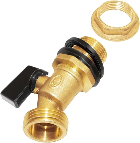Vista 6 de Joywayus Contenedor de agua de latón/espita 3/4" GHT del barril de lluvia a