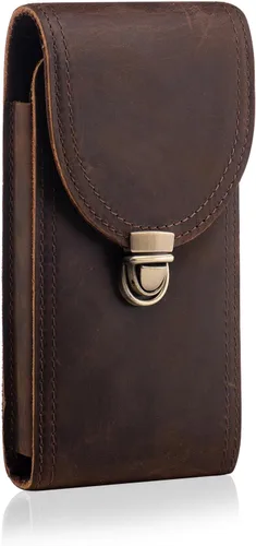 Vista 8 de Funda de piel para cinturón con clip para teléfono celular Belt Holster fit for iPhone 17 Pro Max 16 Pro Max 15 Pro Max Samsung Galaxy S26 Ultra