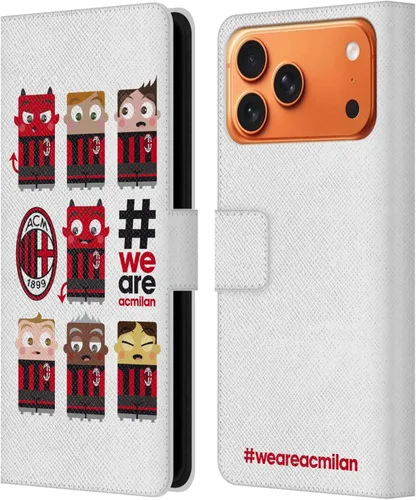 Vista 97 de Head Case Designs Officially Licensed AC Milan Dream Big Children Leather Wallet Case Compatible with Apple iPhone 11
