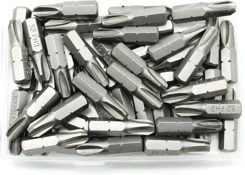 Vista 5 de TEMO 25 piezas PH1 Impact Ready Phillips - Brocas de inserción de destornillador de 2 pulgadas, vástago hexagonal