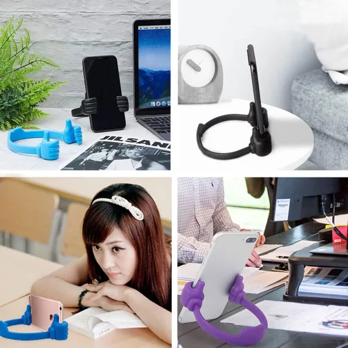 Vista 7 de Kinizuxi Soporte de Pulgar para Celular de Escritorio para Navidad, Soporte Universal Flexible para Celular para Soporte de Tableta, Soporte