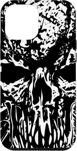 Vista 26 de Grindcore Occult Horror Skull Art Death Metal Thrash Metal Case for iPhone 16