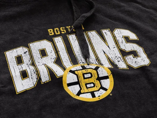 Vista 4 de Calhoun NHL Sudadera con capucha unisex Acid Wash - Sudadera de forro polar vintage para fanáticos
