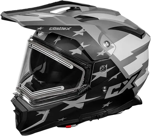 Vista 4 de Castle X CX200 Dual Sport - Casco eléctrico para nieve (negro mate, XS)