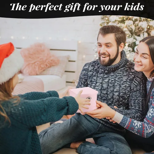 Vista 9 de Joyero musical de bailarina rosa con espejo y cerradura para niñas, baúl de música rosa para niños, regalo para Navidad, Año Nuevo, cumpleaños