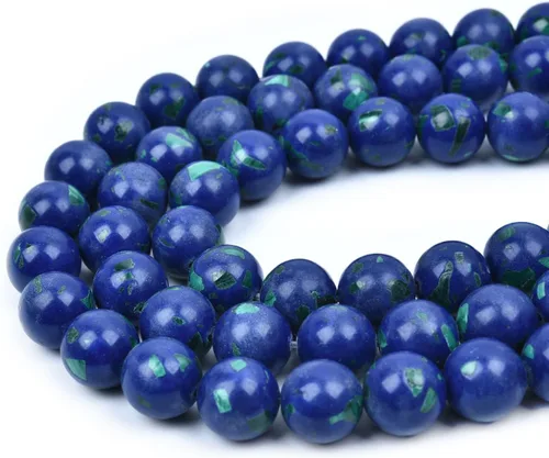 Vista 18 de HAAMIIQII Cuentas espaciadoras de piedra libre de jade rojo de 0.394 a 0.630 pulgadas, cuentas sueltas para la fabricación de joyas, pulseras