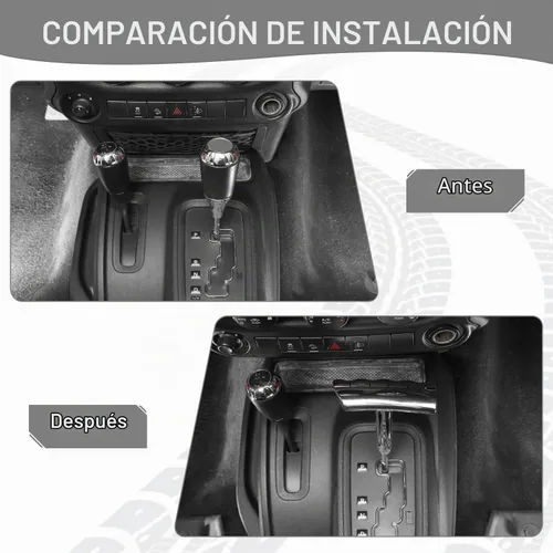 Vista 2 de Pomo de palanca de cambios de metal con mango en T para Jeep Wrangler 2008-2014, Liberty/Durango 2011-2014, Grand Cherokee 2011-2013, Dodge Ram