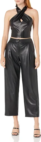 Vista 3 de The Drop Women's Theor Vegan Leather Trouser