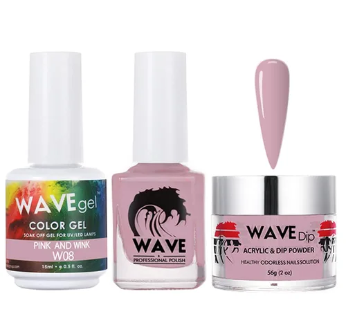 Vista 162 de WAVEGEL - Juego de gel de remojo, laca de uñas y polvo acrílico a juego - Colección Simplicity - #P109 Blizzard