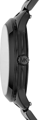 Vista 2 de Michael Kors Reloj Runway de acero inoxidable negro con tres manecillas para mujer, Negro -, Reloj de cuarzo