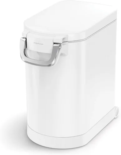 Vista 10 de simplehuman Contenedor mediano de almacenamiento de alimentos para mascotas, 25 litros, 27 lb / 12.2 kg, para alimentos para perros, gatos y aves