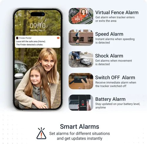 Vista 8 de PAJ GPS - People Finder 4G - Mini rastreador GPS para niños y personas mayores - Hasta 5 días de duración de la batería - Pequeño dispositivo