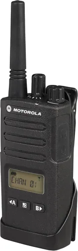 Vista 2 de Motorola Solutions RMU2080D Paquete de 2 con micrófonos de altavoz Radio bidireccional Pantalla digital 8 canales UHF 450-470MHz