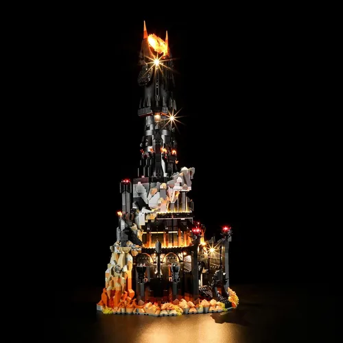 Vista 2 de LIGHTAILING Luz para Lego-10333 Barad-dûr – Kit de iluminación LED compatible con modelo de bloques de construcción Lego – no incluye el juego