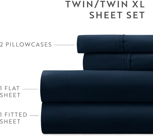 Vista 101 de ienjoy Home Linen Market - Juego de sábanas de 6 piezas, color rubor, tamaño King Blush
