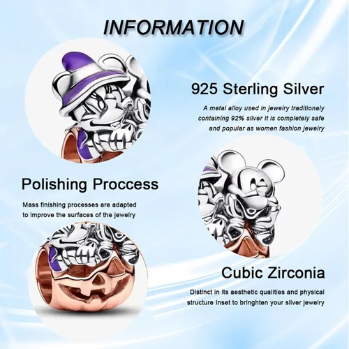 Vista 8 de polengju Birth Stone Love Heart Flying House Mom Crown Balloons Smile Children Luchs Charms para pulseras de plata de ley 925, collares, regalos
