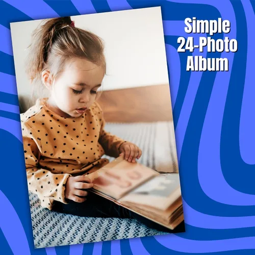 Vista 2 de Iconikal Paquete de 5, 4 x 6 pulgadas, capacidad para 24 fotos. Álbumes de fotos con cubierta transparente para almacenar y mostrar recuerdos