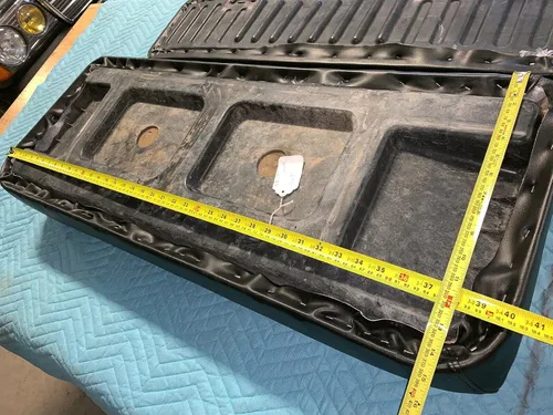 Vista 4 de Funda de asiento de repuesto para Kawasaki Mule 400 600 610 Nueva cubierta de asiento UTV 4X4 cubiertas negras 664B