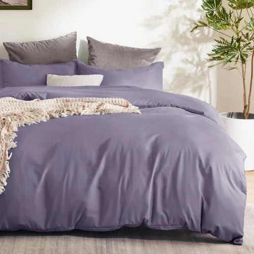Vista 60 de Bedsure - Juego de funda de edredón tamaño individual/individual XL - Juego de ropa de cama suave de microfibra cepillada doble para niños