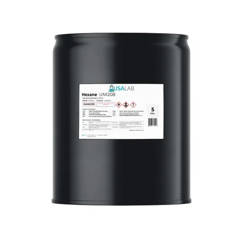 Vista 5 de USA Lab Hexano 99,5% de grado de laboratorio de alta pureza - USAlab