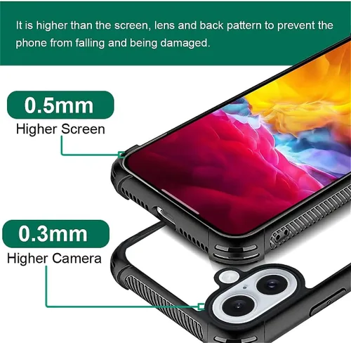 Vista 64 de Compatible con funda para iPhone 6 Plus/6s Plus,Bite Your Teeth Diseño de patrón asombroso, funda trasera dura de PC anti-arañazos y a prueba
