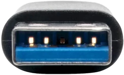 Vista 4 de TRIPP LITE Eaton Convertidor adaptador USB 3.0 USB-C a USB-A, hembra a hombre, transferencia de datos de 5 Gbps, salida de alimentación de 900 mA