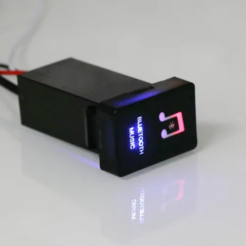 Vista 5 de Timloon Módulo adaptador de música Bluetooth para coche, instalación de panel de salida AUX, uso para Toyota, Camry, Corolla, Yaris, RAV4, Reiz