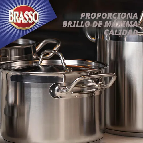 Vista 3 de Brasso Pulidor de metales multiuso, 8 oz