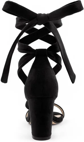 Vista 2 de JOY IN LOVE Sandalias de tacón de bloque grueso de 3 pulgadas para mujer