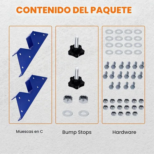 Vista 7 de Kit de muesca en C trasera para Chevrolet C10 C15 C1500 1973-1987 2WD, para GMC C10 C15 C1500 1973-1987 2WD