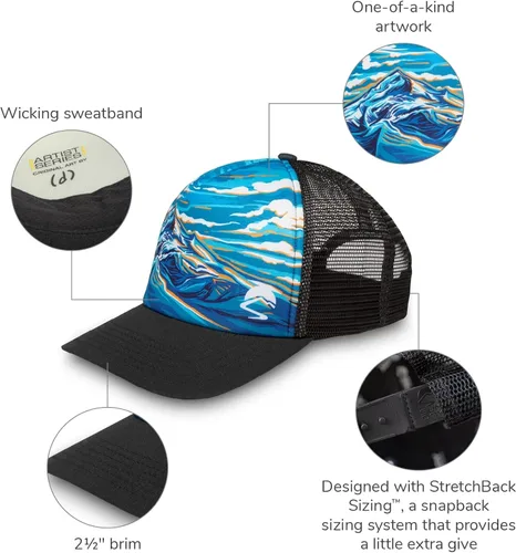 Vista 3 de Sunday Afternoons Gorra de camionero de la serie Artist