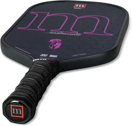 Vista 8 de Mint Sport Mademoiselle - Pala de pickleball T700 de fibra de carbono con núcleo de polipropileno de 0.63 pulgadas, superficie giratoria