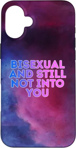 Vista 19 de Bisexual and Still Not Into You Bi Flag Pride Equality Humor Case for iPhone 17