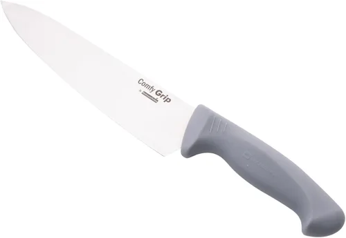 Vista 15 de Restaurantware - Cuchillo de chef de 10 pulgadas de acero inoxidable, mango ergonómico, agarre antideslizante, duradero, apto para lavavajillas