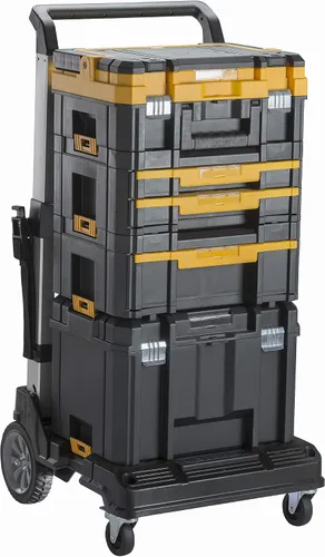 Vista 6 de DEWALT DWST1-71196 Cajas de herramientas-TOUGHSYSTEM & TSTAK, negro/plateado