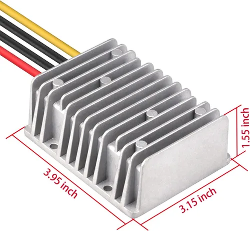 Vista 5 de DC 12V 24V Paso abajo a 5V 40A 200W Convertidor Regulador de Voltaje, Impermeable DC/DC Buck Transformador Fuente de alimentación