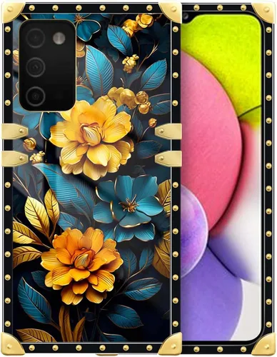 Vista 71 de Funda compatible con Samsung Galaxy A03S 4G, TPU suave de lujo y parte trasera de policarbonato duro para niñas y mujeres, funda protectora a prueba