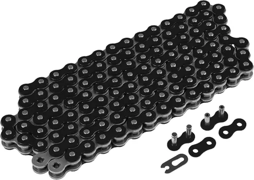 Vista 5 de Caltric Kit de cadena de transmisión y piñón negro compatible con Kawasaki Versys 1000 Klz1000 2015-2018