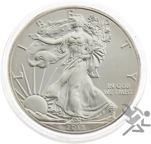 Vista 3 de Tubo de cápsula rojo y 20 cápsulas Air-Tite H40 de ajuste directo para monedas para pandas plateados de 1 oz