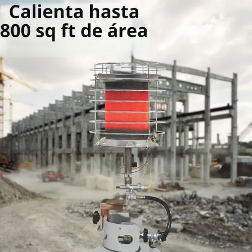 Vista 2 de Calentador 360 grados para tanque de gas propano (LP), 30k/35k/40k Dura Heat