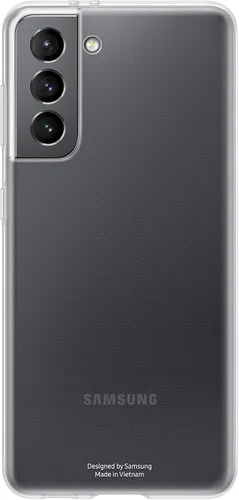 Vista 5 de Samsung Funda para Galaxy S21, cubierta trasera transparente (versión de EE. UU.)