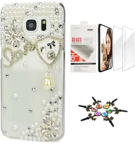 Vista 19 de Bling Case SSSGCDwSPSeries-24 - Funda con diseño 3D hecho a mano, 100 + cristales