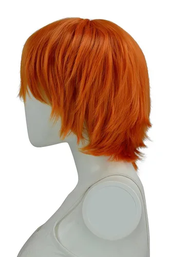 Vista 2 de Epic Cosplay Apollo Otoño Naranja Peluca corta de 13 pulgadas (33AO)
